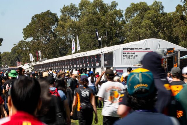 Between sessions, the paddock comes alive. 

#CarreraCupAus #AusGP