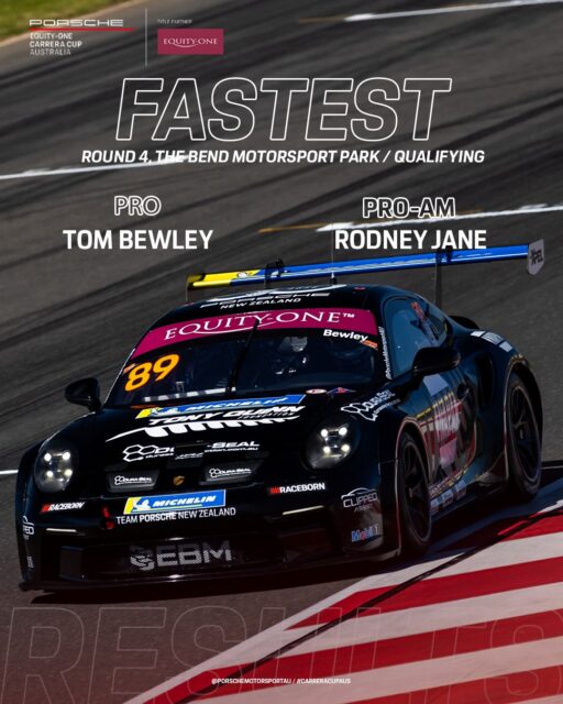 @tombewley07 claims his second straight Porsche Equity-One Carrera Cup Australia pole position with the third tightest pole margin in championship history, +0.0037!
Rodney Jane secured his first pole in 2026 for Pro-Am.
#CarreraCupAus #PorscheMotorsport