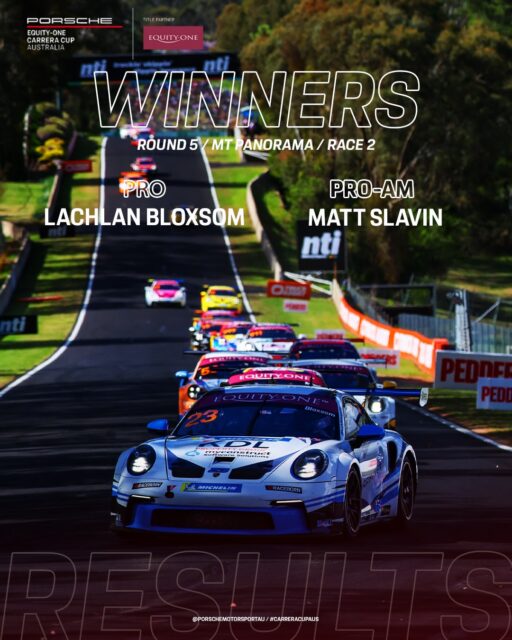 @lockiebloxsom collects his first Porsche @equityoneau Carrera Cup Australia win in his 59th race start. @slavin_away was too good in Pro-Am getting his first win since Bathurst last year.
#porschemotorsportau #carreracupaus