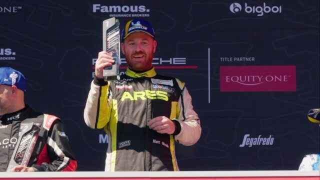 Hear from @lockiebloxsom after his career best round result in 3rd and @slavin_away securing his first round win in Pro-Am 🏆
#porschemotorsportau #carreracupaus