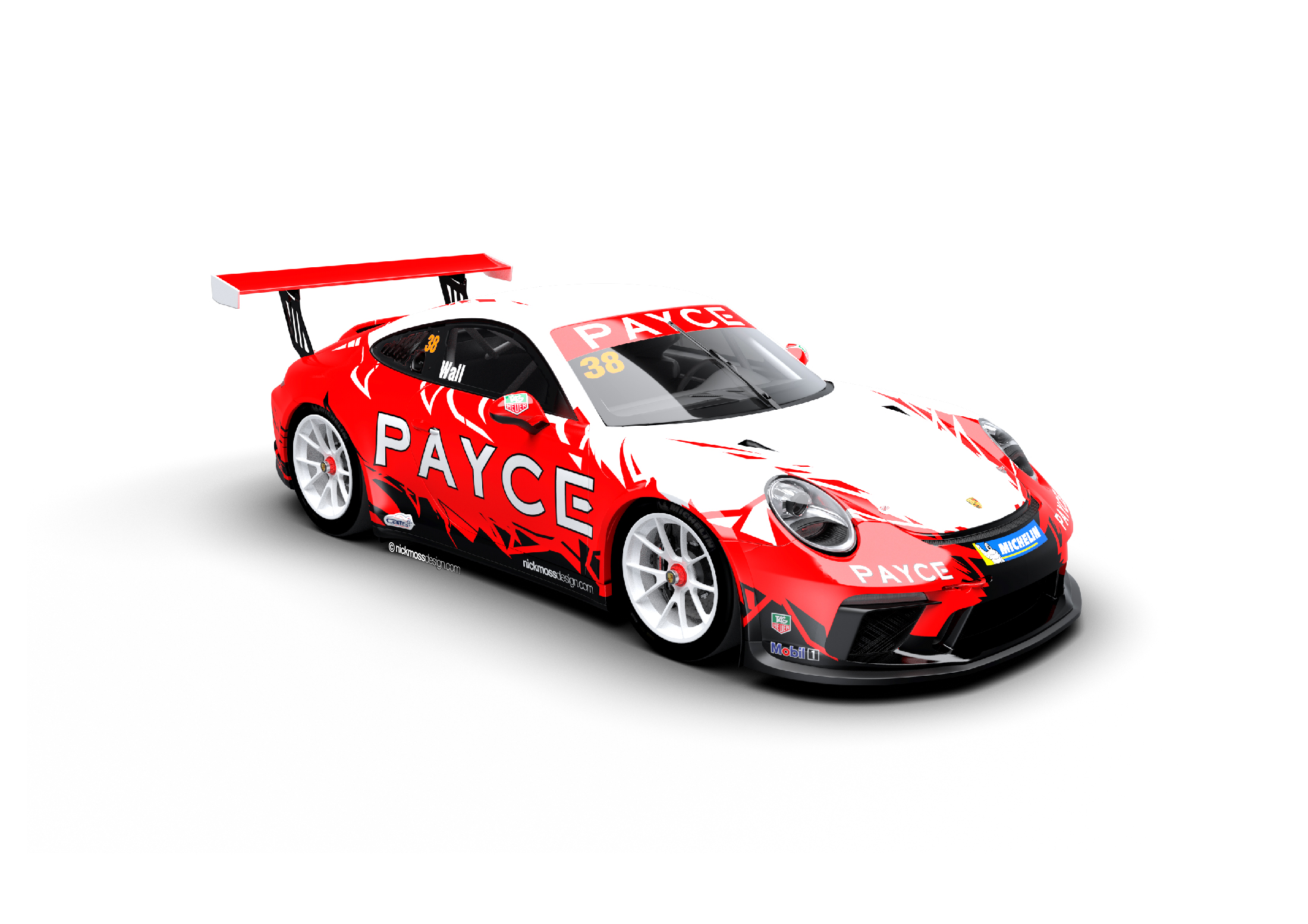 Wall Racing 2019 PAYCE Porsche 991 GT3 Livery Design FINAL (DW) 0402