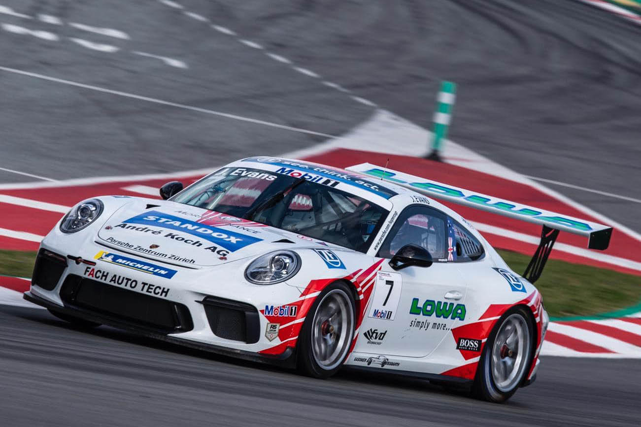 Evans, Mawson in the mix in Supercup test Porsche Paynter Dixon