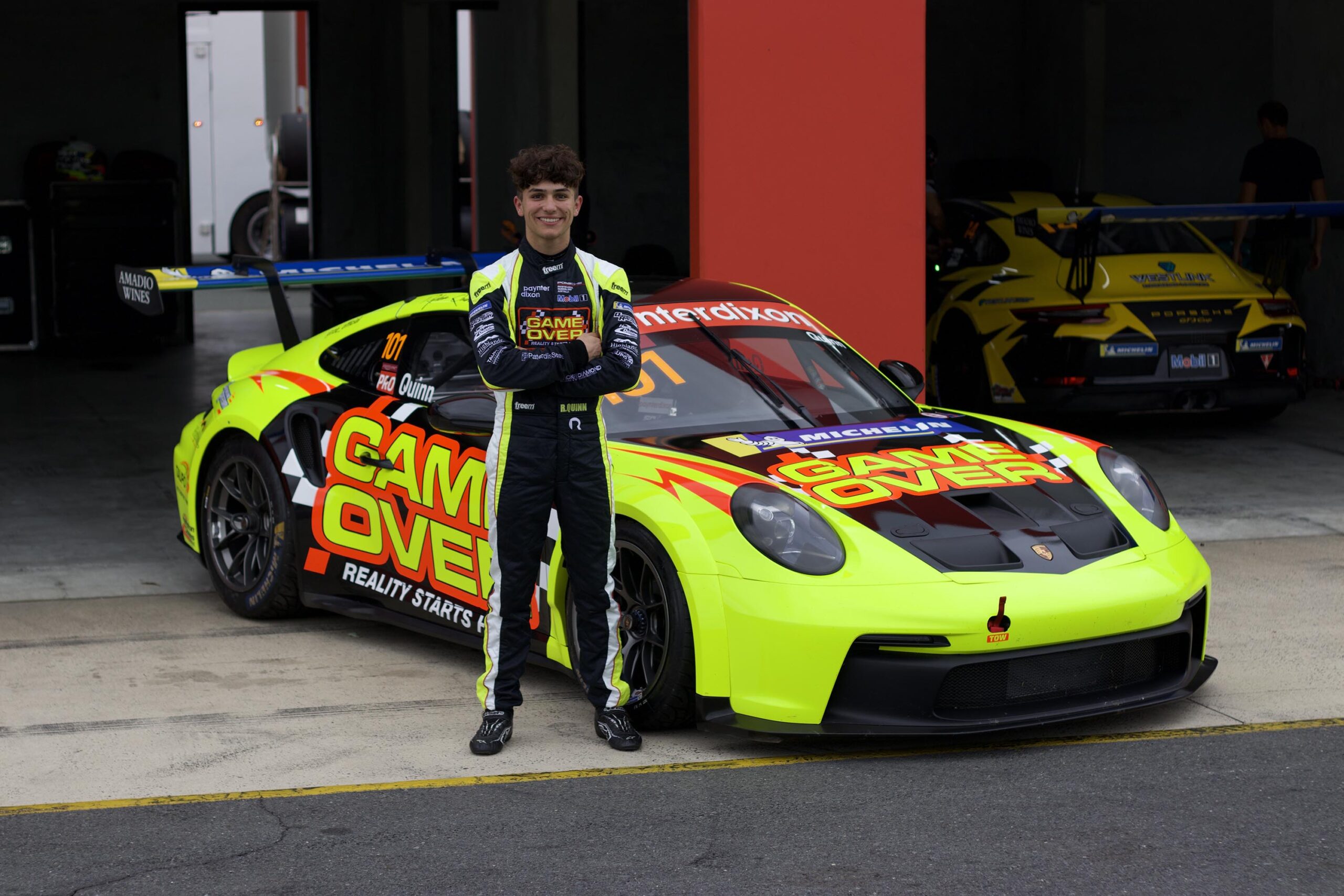Quinn back for second year in Game Over Porsche Porsche Paynter Dixon